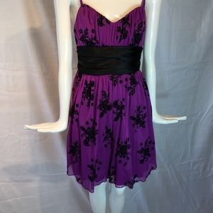 short wine colored prom dress size s